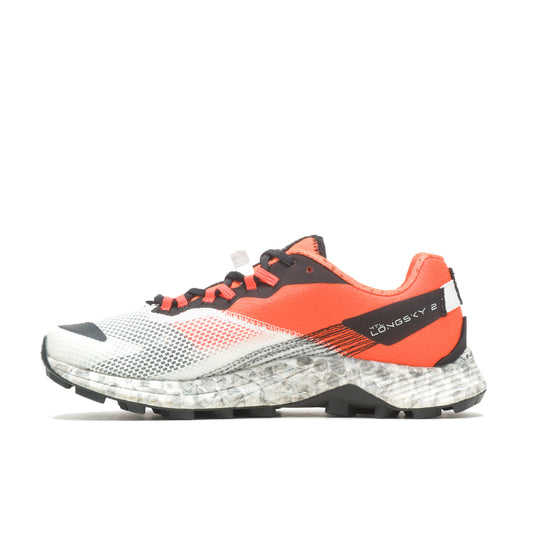 Merrell Kadın Mtl Long Sky 2 Patika Koşusu Ayakkabısı Kadın Whıte/Orange Patika Koşusu Ayakkabısı-3