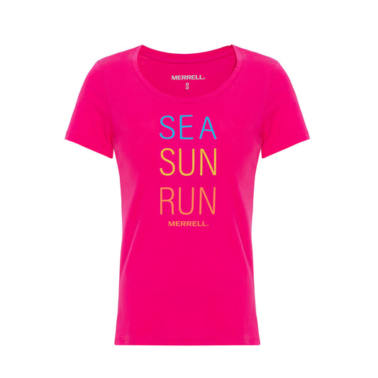 Merrell Kadın Motto F Tee T-Shırt Kadın Pınk-A Orange T-Shırt-1