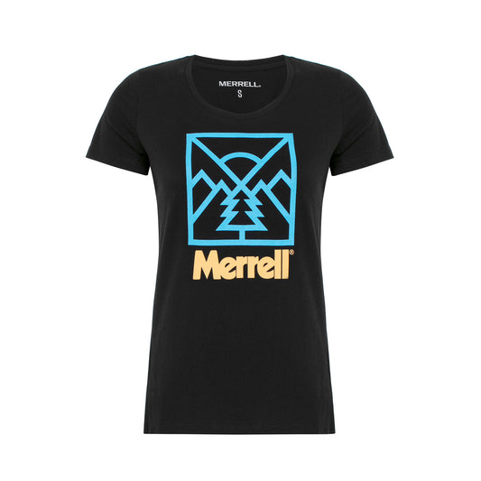 Merrell Kadın Scene F Tee T-Shırt Kadın Black T-Shırt-1