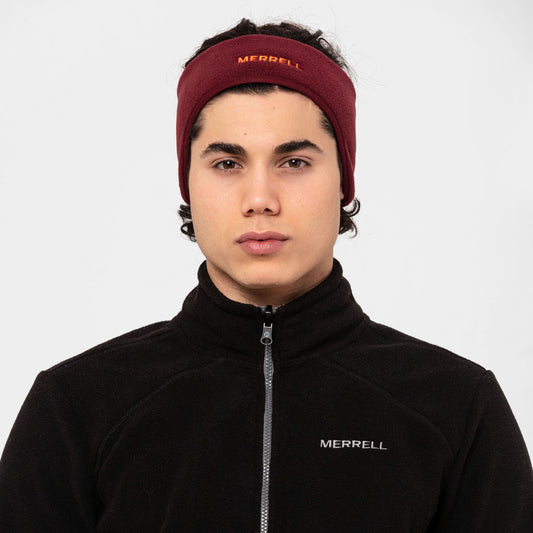 Fleeceheadband Unısex Whıte/Black/Grey Mel Bandana-2