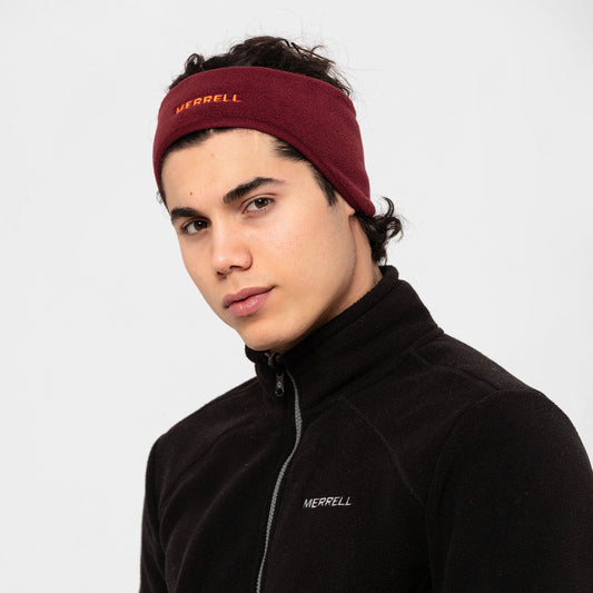 Fleeceheadband Unısex Whıte/Black/Grey Mel Bandana-3