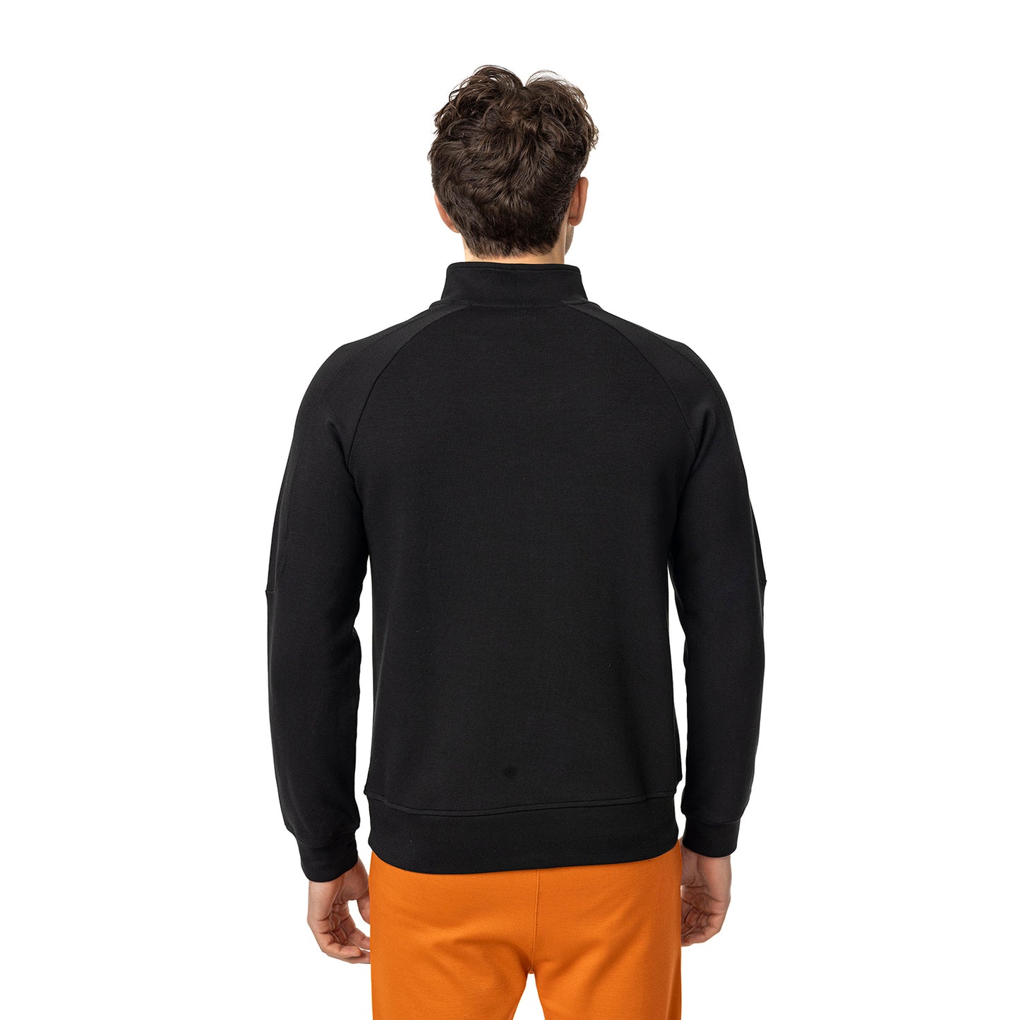 Stefan M Erkek Black Sweatshırt-8