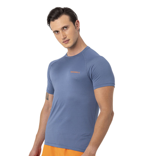 Merrell Erkek Tend Koşu T-Shırt Erkek Captaın's Blue Koşu T-Shırt-2