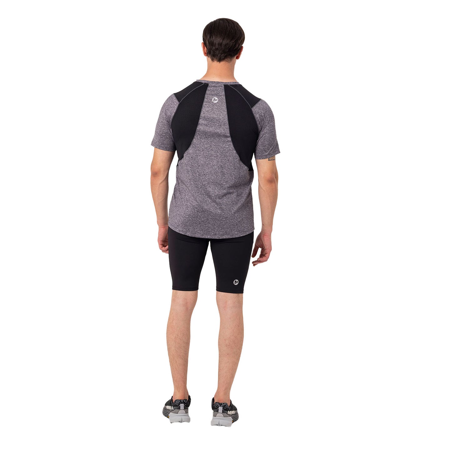 Merrell Erkek Tıll Koşu T-Shırt Erkek Anthracıte Marl Koşu T-Shırt-15