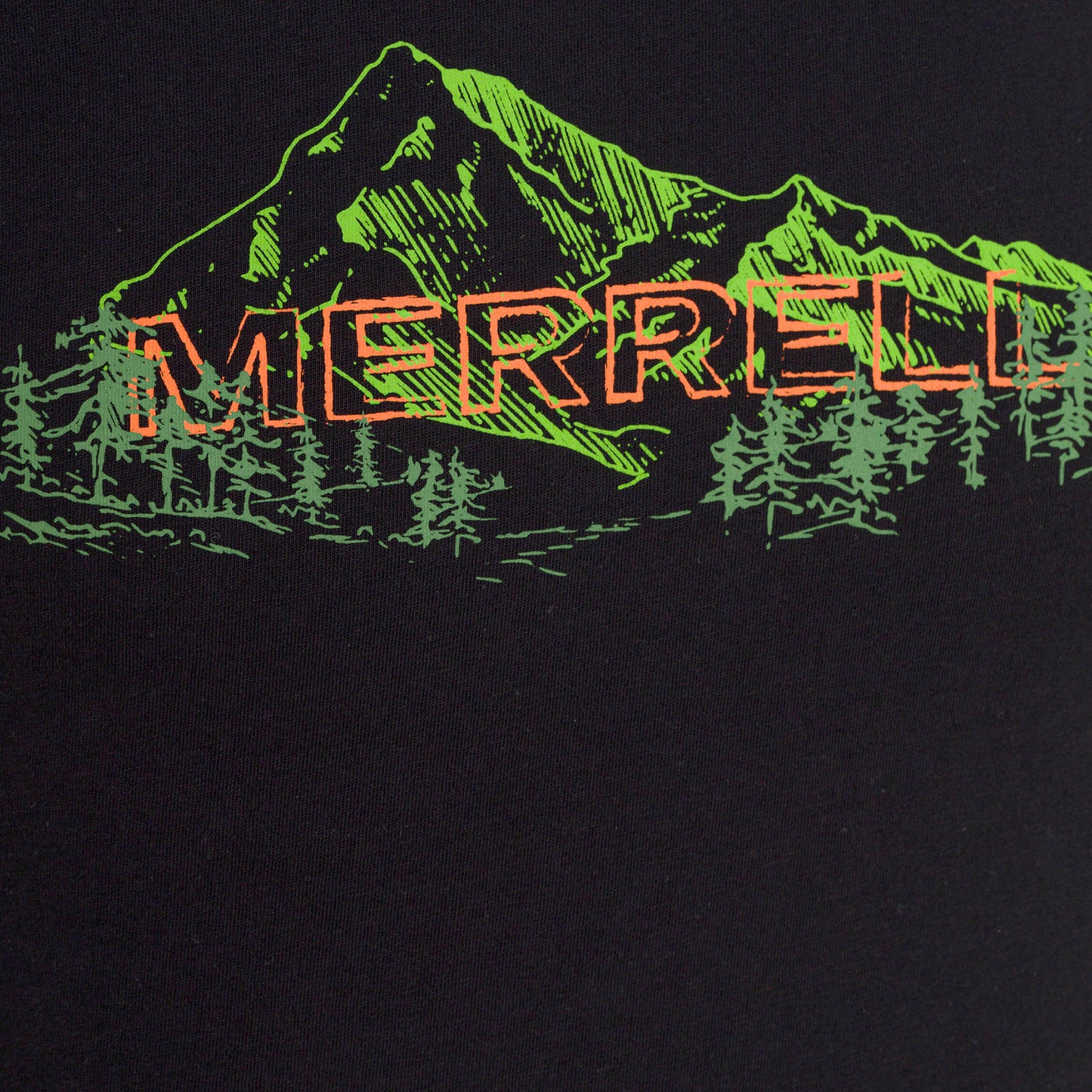 Merrell Erkek Tod T-Shırt Erkek Black T-Shırt-3