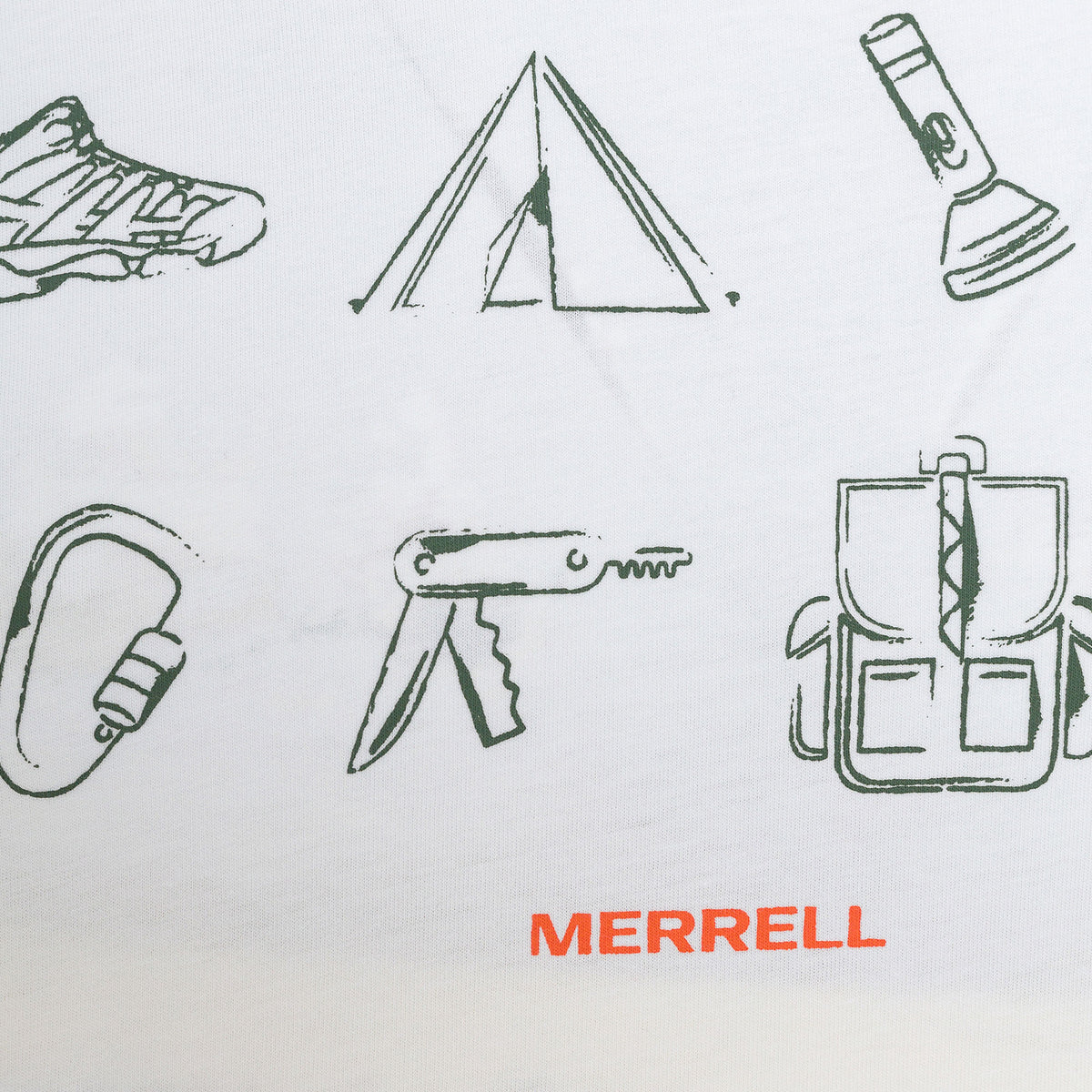 Merrell Erkek Trad T-Shırt Erkek Kahve T-Shırt-3