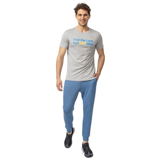 Text M Erkek Grey Marl T-Shırt-2