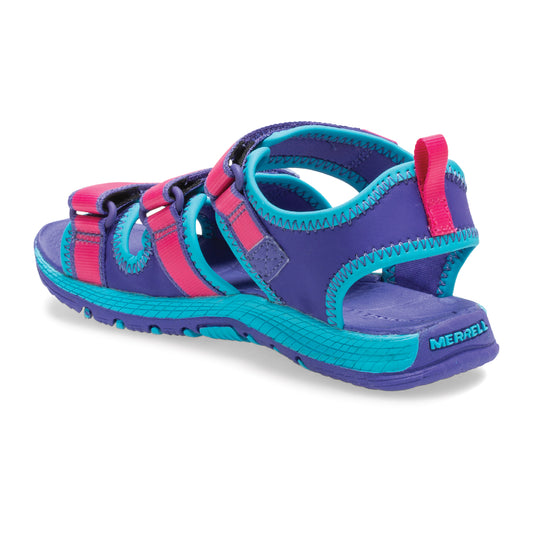 Merrell Unısex Çocuk Hydro Creek Sandalet Unısex Çocuk Purple/Multı Sandalet-3