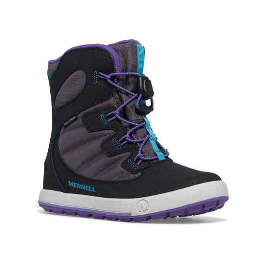Merrell Kız Çocuk Snow Bank 4.0 Wtrpf Bot Kız Çocuk Black/Purple/Turq Bot-1