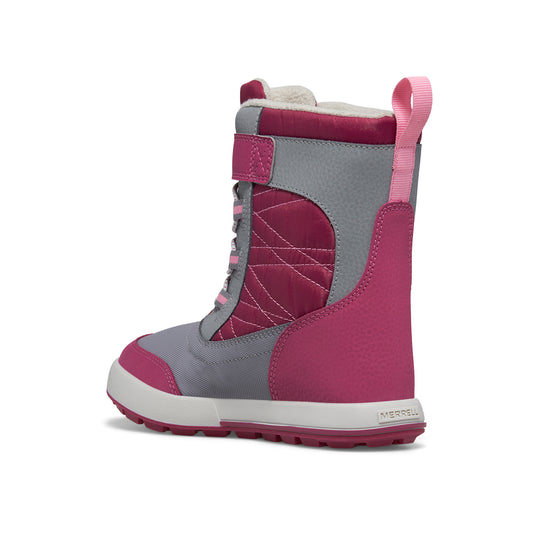 Merrell Kız Çocuk Snow Storm 2.0 Wtrpf Bot Kız Çocuk Grey/Berry Bot-2