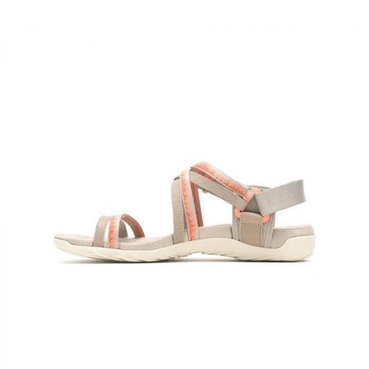 Merrell Kadın Terran 3 Cush Lattıce Sandalet Kadın Moon/Clay Sandalet-3