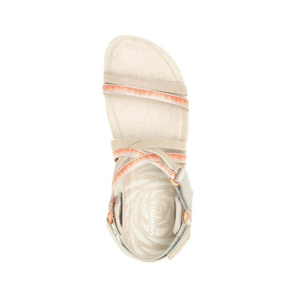 Merrell Kadın Terran 3 Cush Lattıce Sandalet Kadın Moon/Clay Sandalet-4