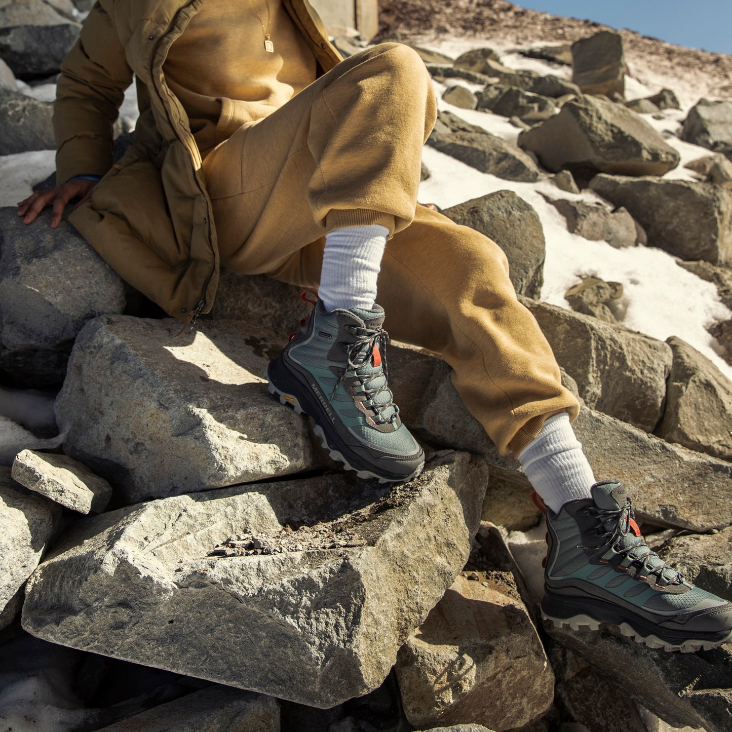 Merrell Kadın Moab Speed Thermo Mıd Wp Bot Kadın Monument Bot-14