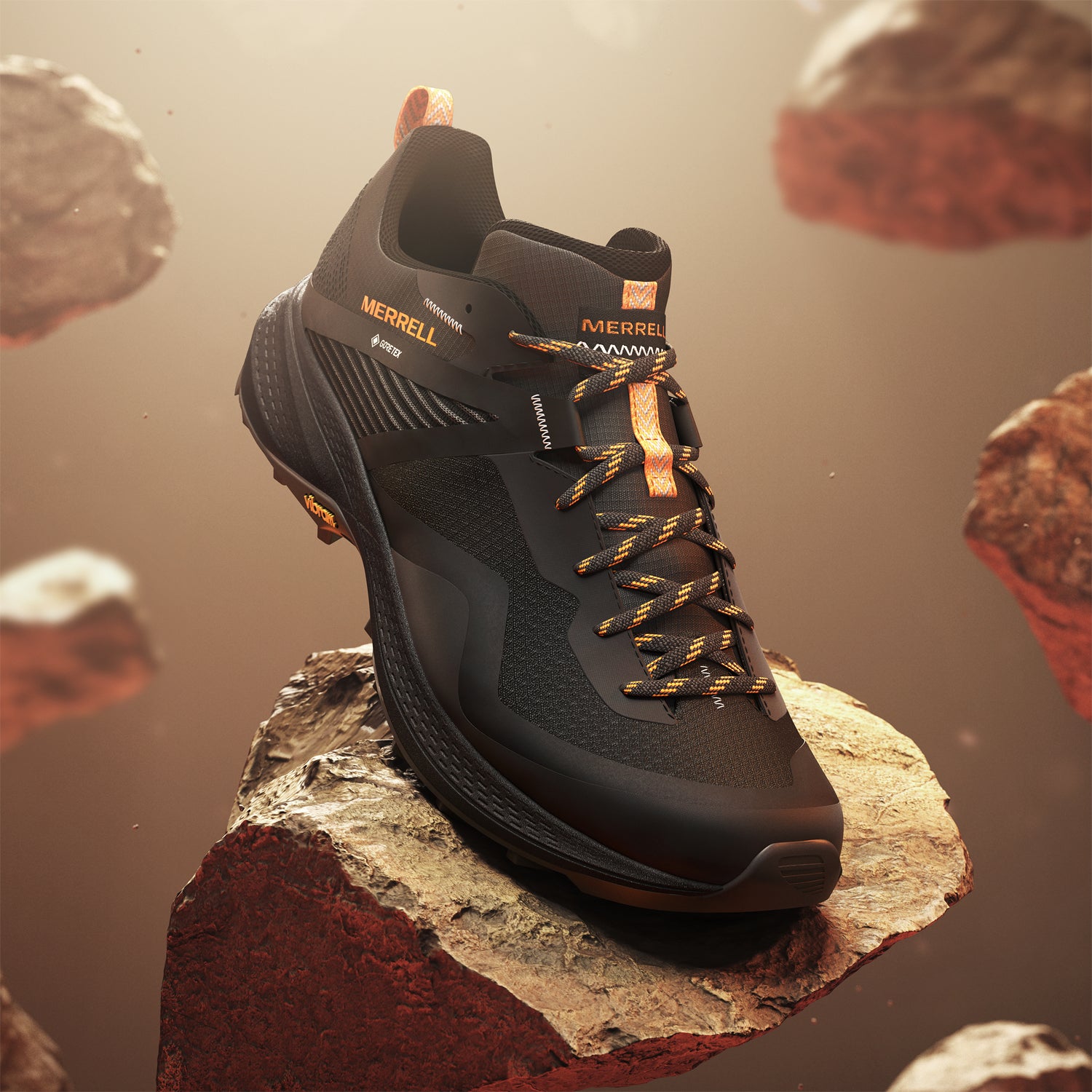 Merrell Erkek Mqm 3 Gtx Outdoor Ayakkabı Erkek Black/Exuberance Outdoor Ayakkabı-15