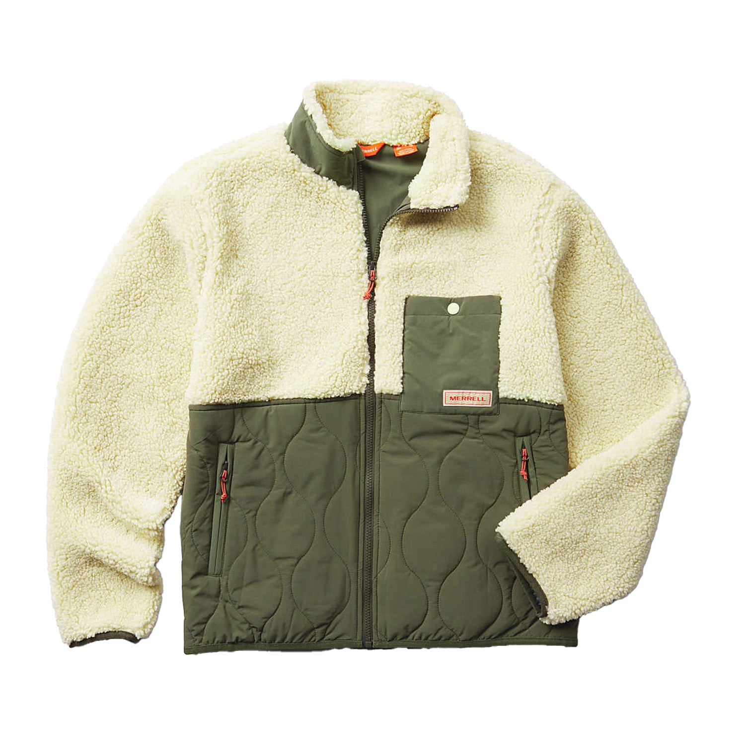 Sherpa Mıxup Jacket Erkek Reed Yellow Ceket-1
