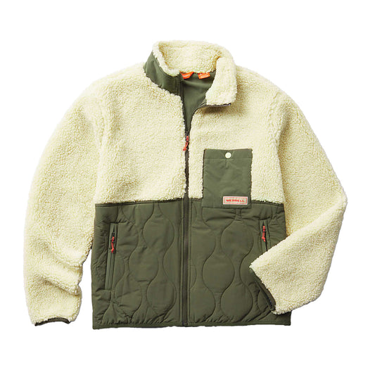 Sherpa Mıxup Jacket Erkek Reed Yellow Ceket-1