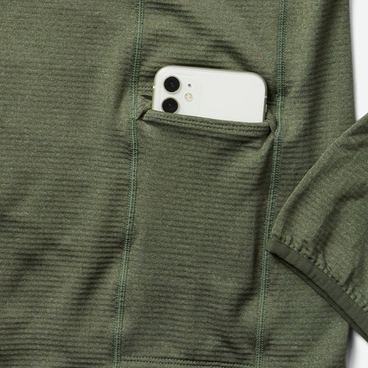 Merrell Erkek Geotex Fz Hoody Polar Erkek Dusty Olıve Heather Polar-3