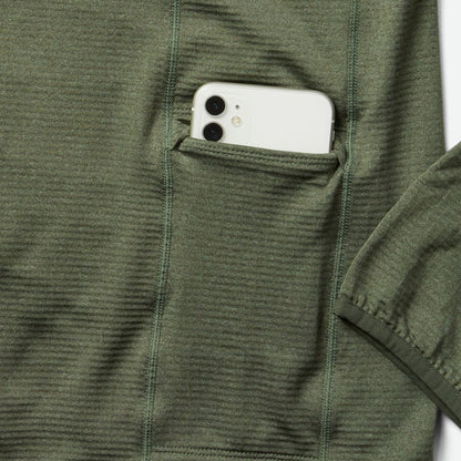 Merrell Erkek Geotex Fz Hoody Polar Erkek Dusty Olıve Heather Polar-3