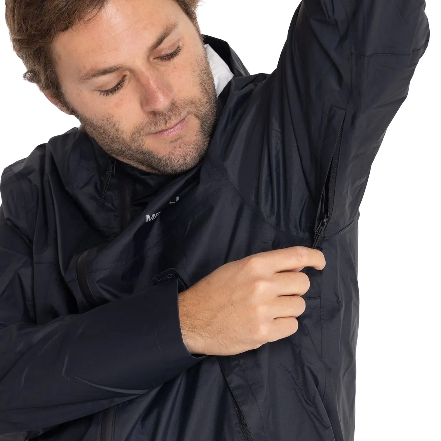 Fallon Raın Shell Erkek Black Yağmurluk-3