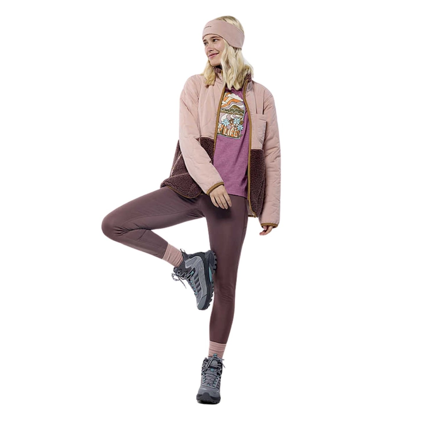 Merrell Kadın Wms Sherpa Mıxup Jkt Ceket Kadın Adobe Rse/Sphlt Ceket-2