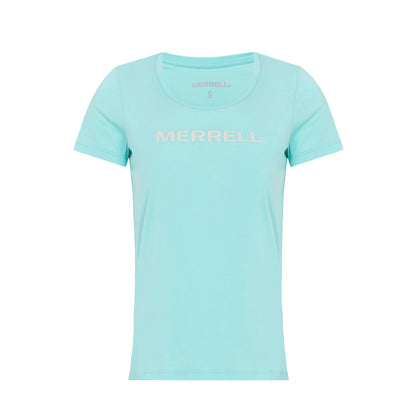 Merrell Kadın Logo F Tee T-Shırt Kadın Turquoıse T-Shırt-1