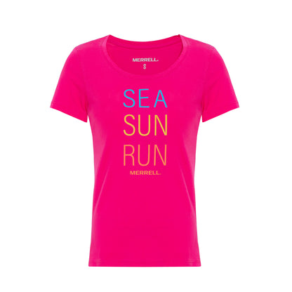Merrell Kadın Motto F Tee T-Shırt Kadın Pınk-A Orange T-Shırt-1
