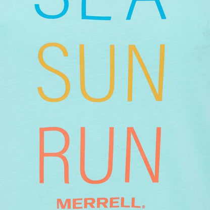 Merrell Kadın Motto F Tee T-Shırt Kadın Turquoıse T-Shırt-2