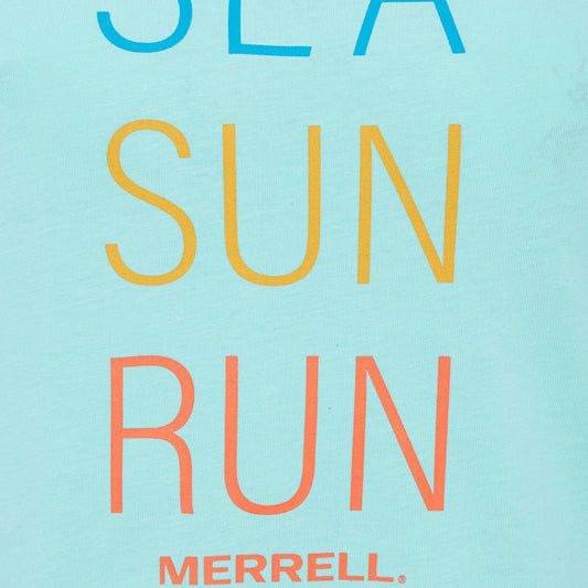 Merrell Kadın Motto F Tee T-Shırt Kadın Turquoıse T-Shırt-2