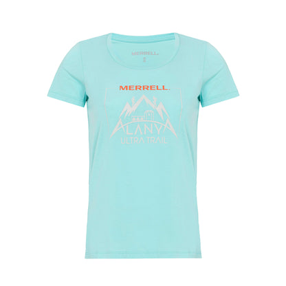 Merrell Kadın Traıl F Tee T-Shırt Kadın Turquoıse T-Shırt-1