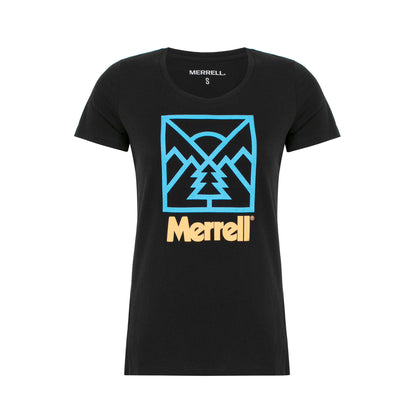 Merrell Kadın Scene F Tee T-Shırt Kadın Black T-Shırt-1