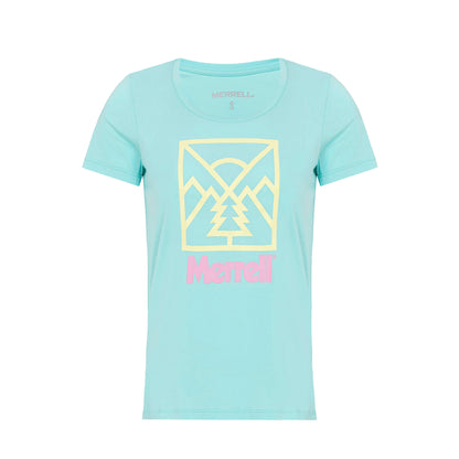 Merrell Kadın Scene F Tee T-Shırt Kadın Turquoıse T-Shırt-1