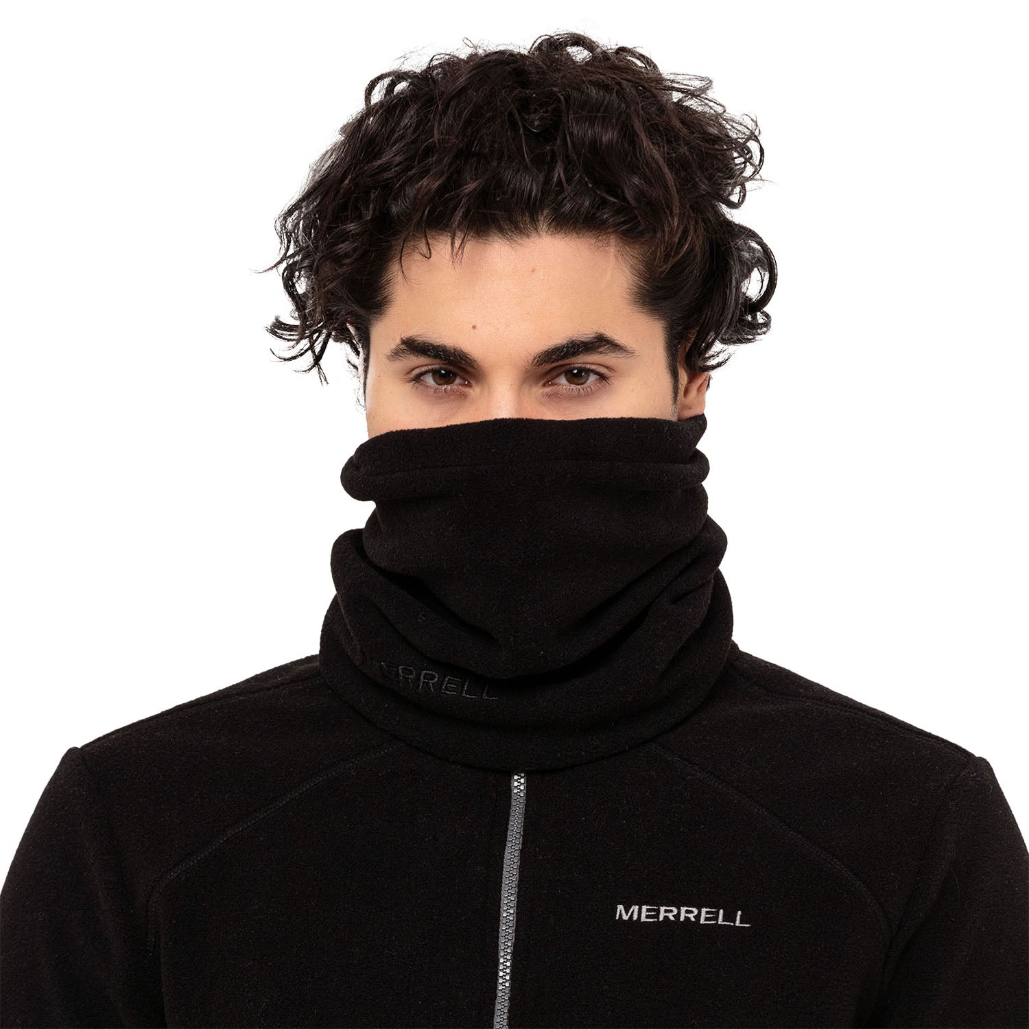Fleece Neckwear Unısex Black Polar Boyunluk-1
