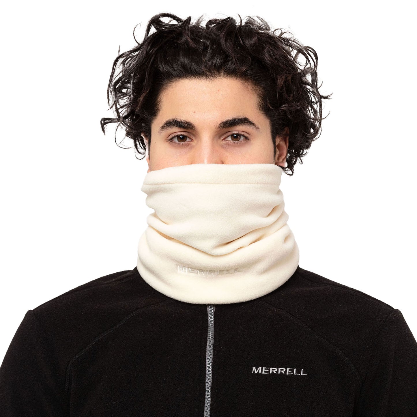 Fleece Neckwear Unısex Ecru Polar Boyunluk-1