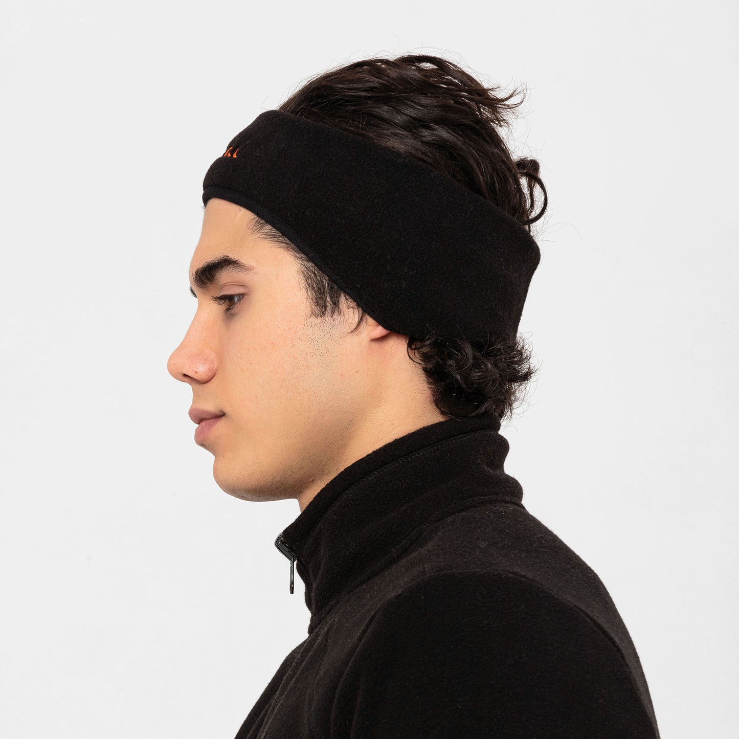 Fleeceheadband Unısex Black Bandana-4
