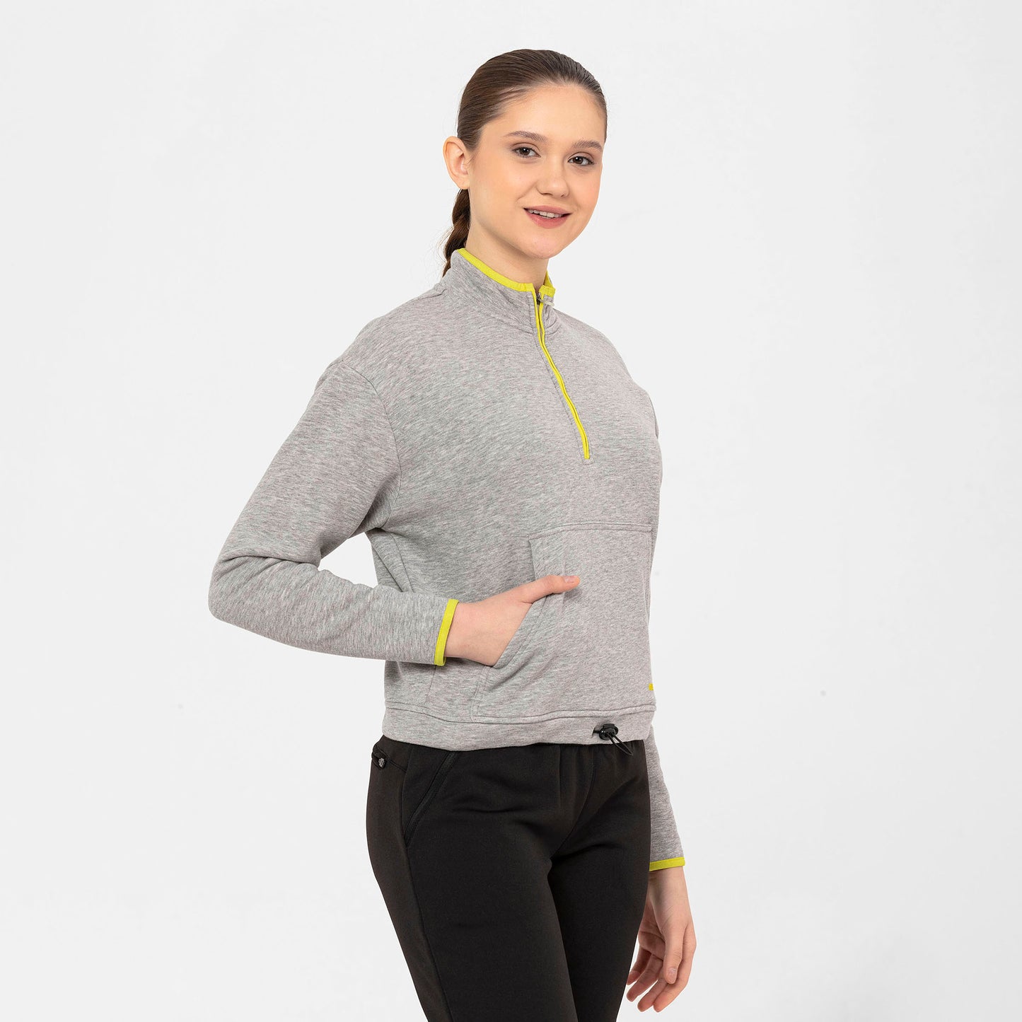 Merrell Kadın Sense Sweatshırt Kadın Grey Marl Sweatshırt-4