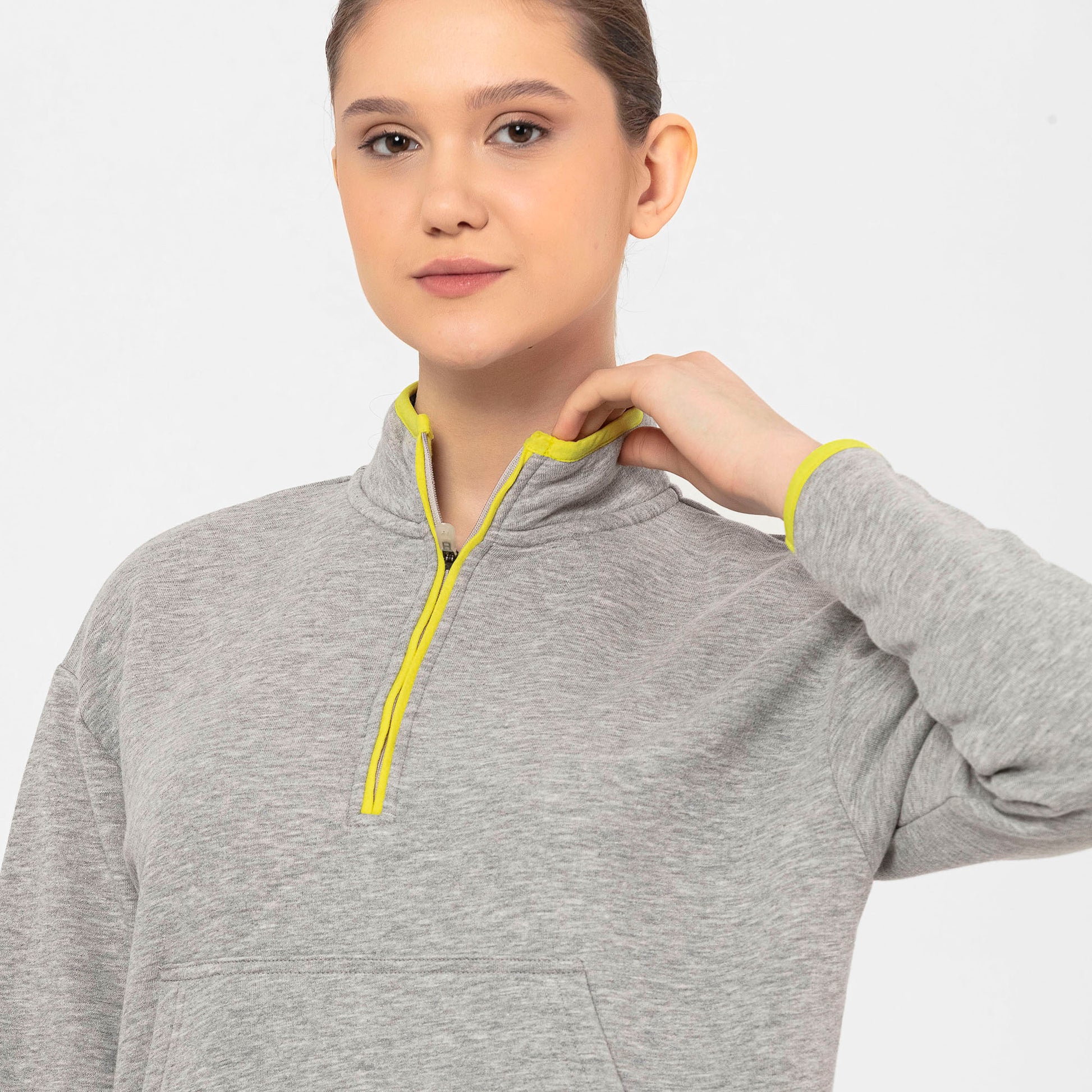 Merrell Kadın Sense Sweatshırt Kadın Grey Marl Sweatshırt-8
