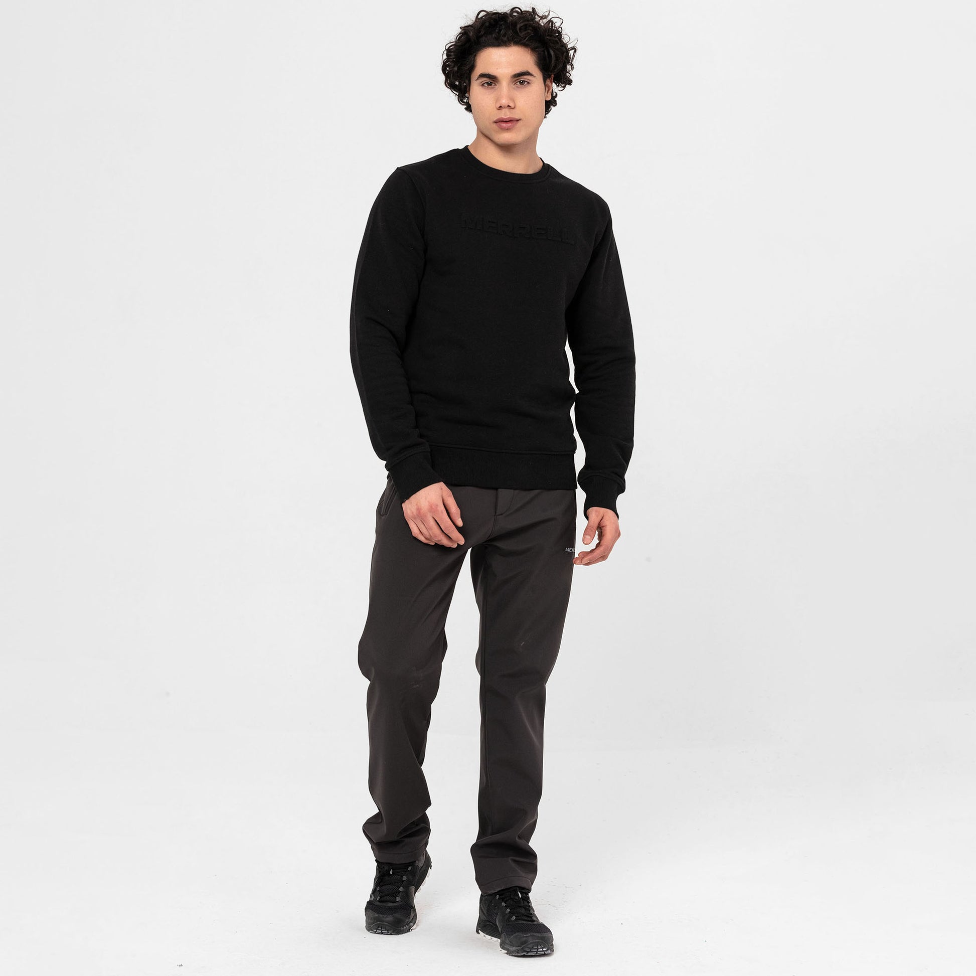 Sımple Erkek Black Sweatshırt-6