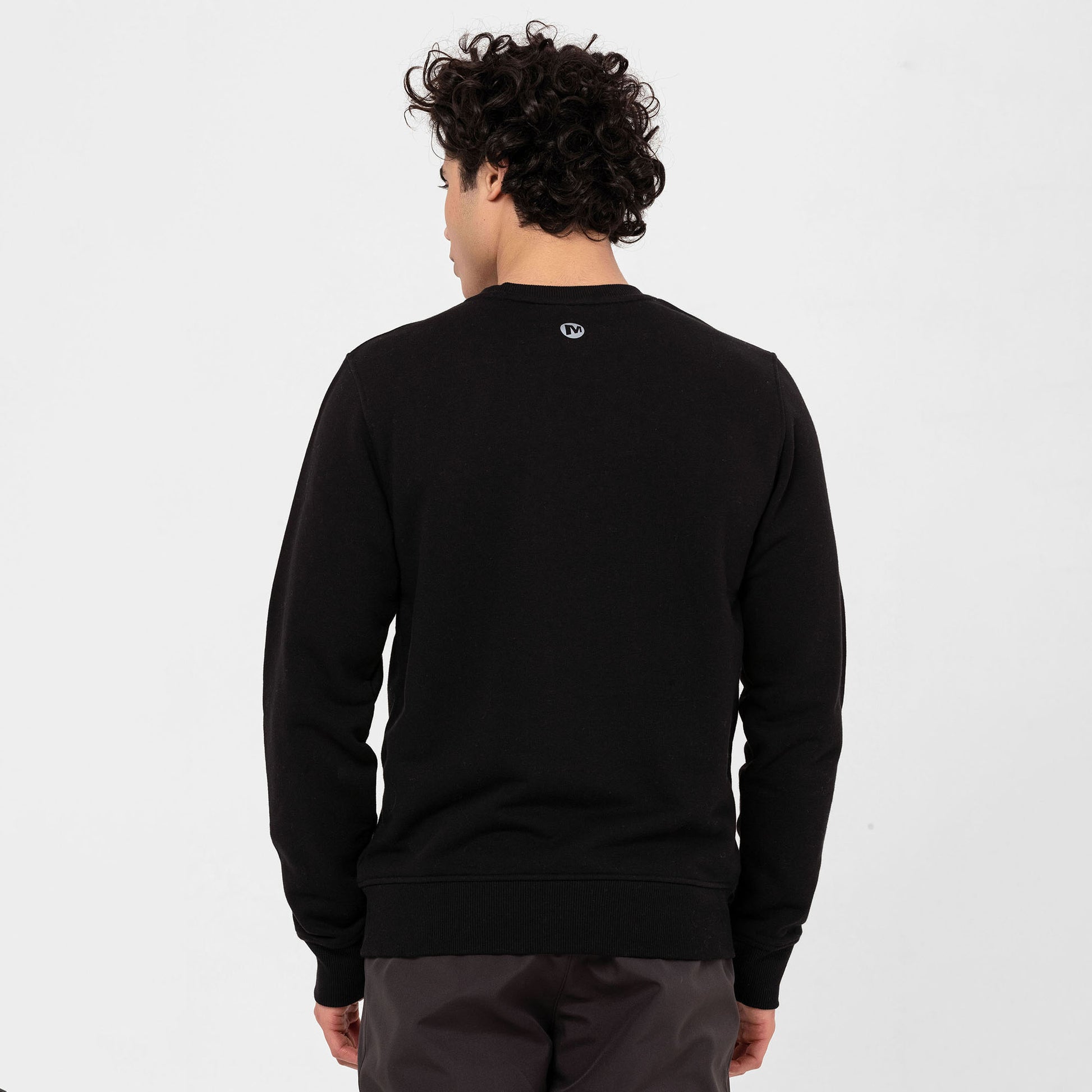 Sımple Erkek Black Sweatshırt-7