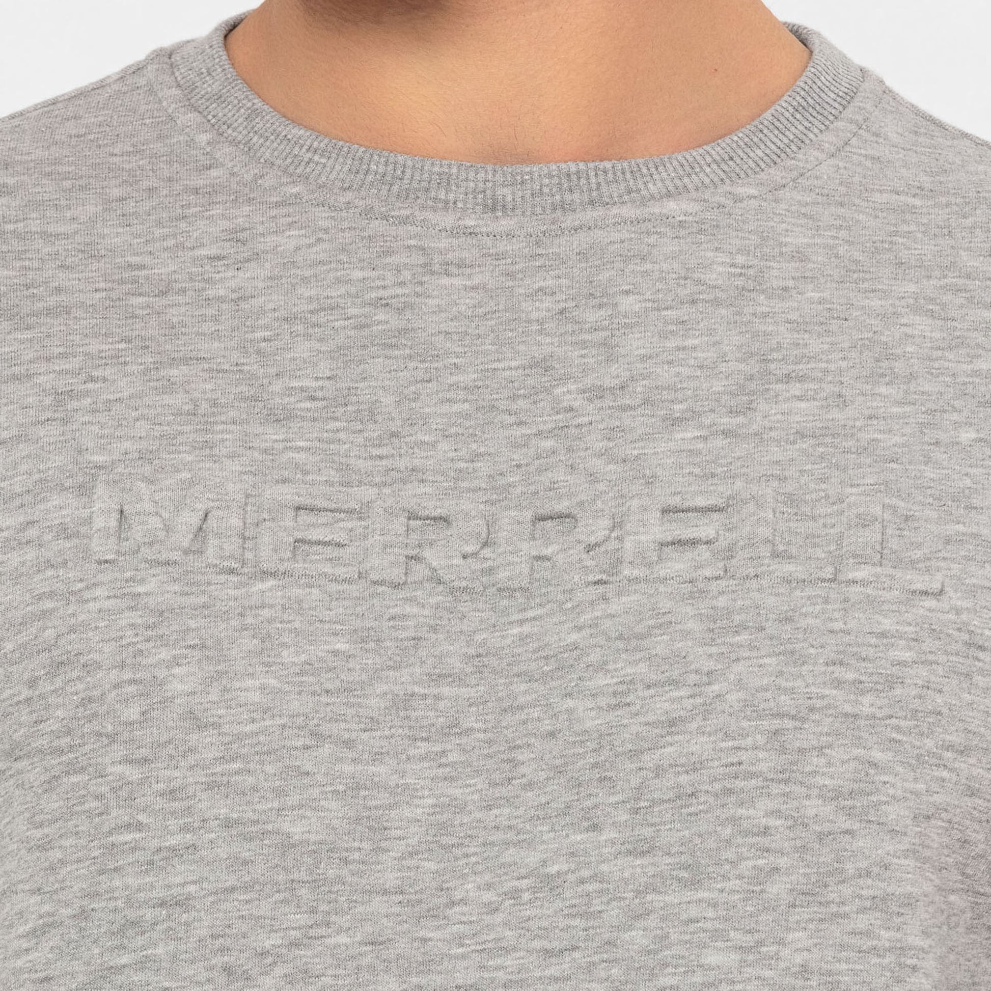 Merrell Erkek Sımple Sweatshırt Erkek Grey Marl Sweatshırt-9