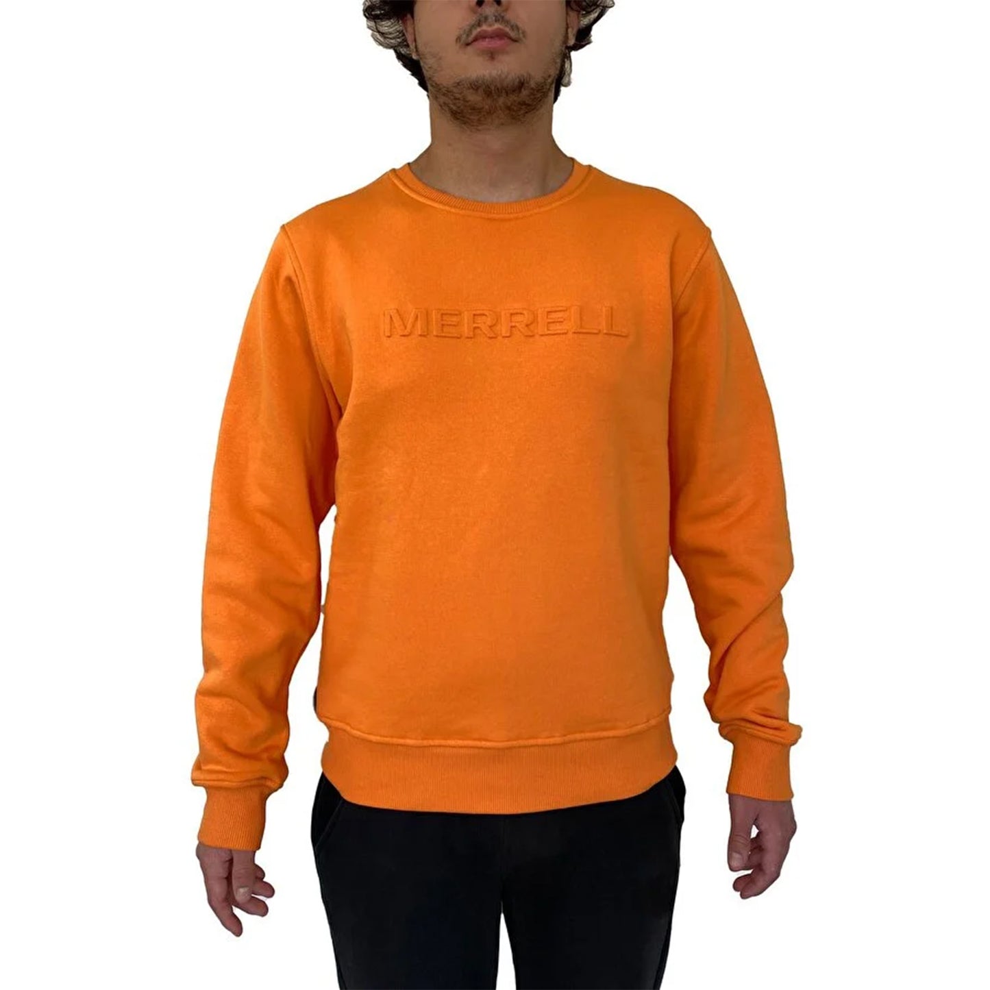 Sımple Erkek Dark Orange Sweatshırt-1