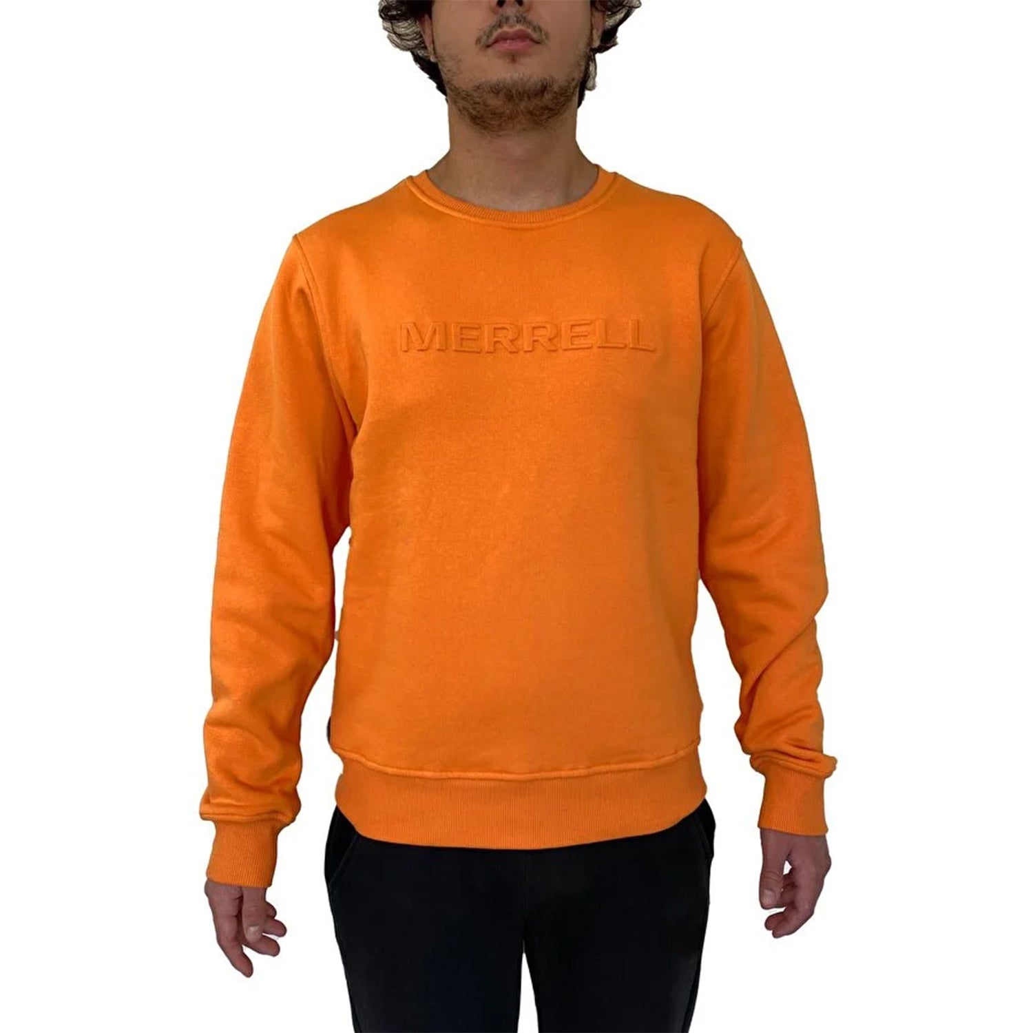 Sımple Erkek Dark Orange Sweatshırt-1