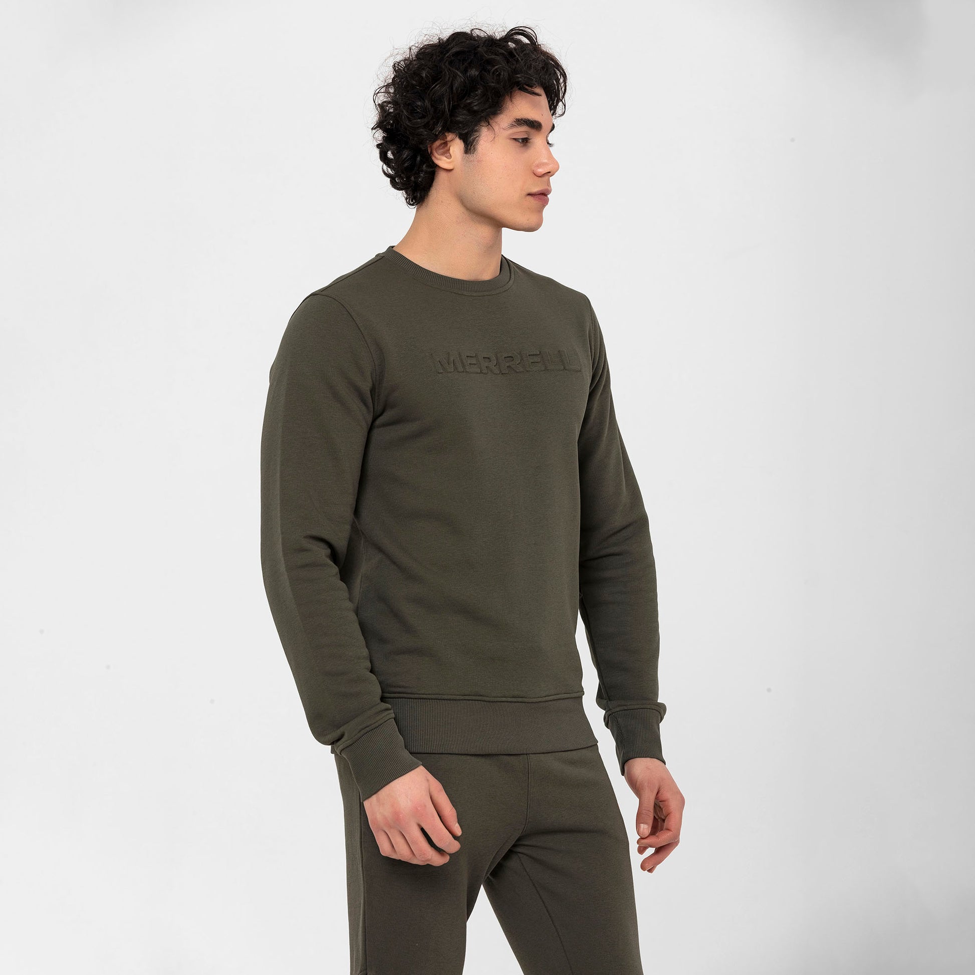 Merrell Erkek Sımple Sweatshırt Erkek Khakı Sweatshırt-4
