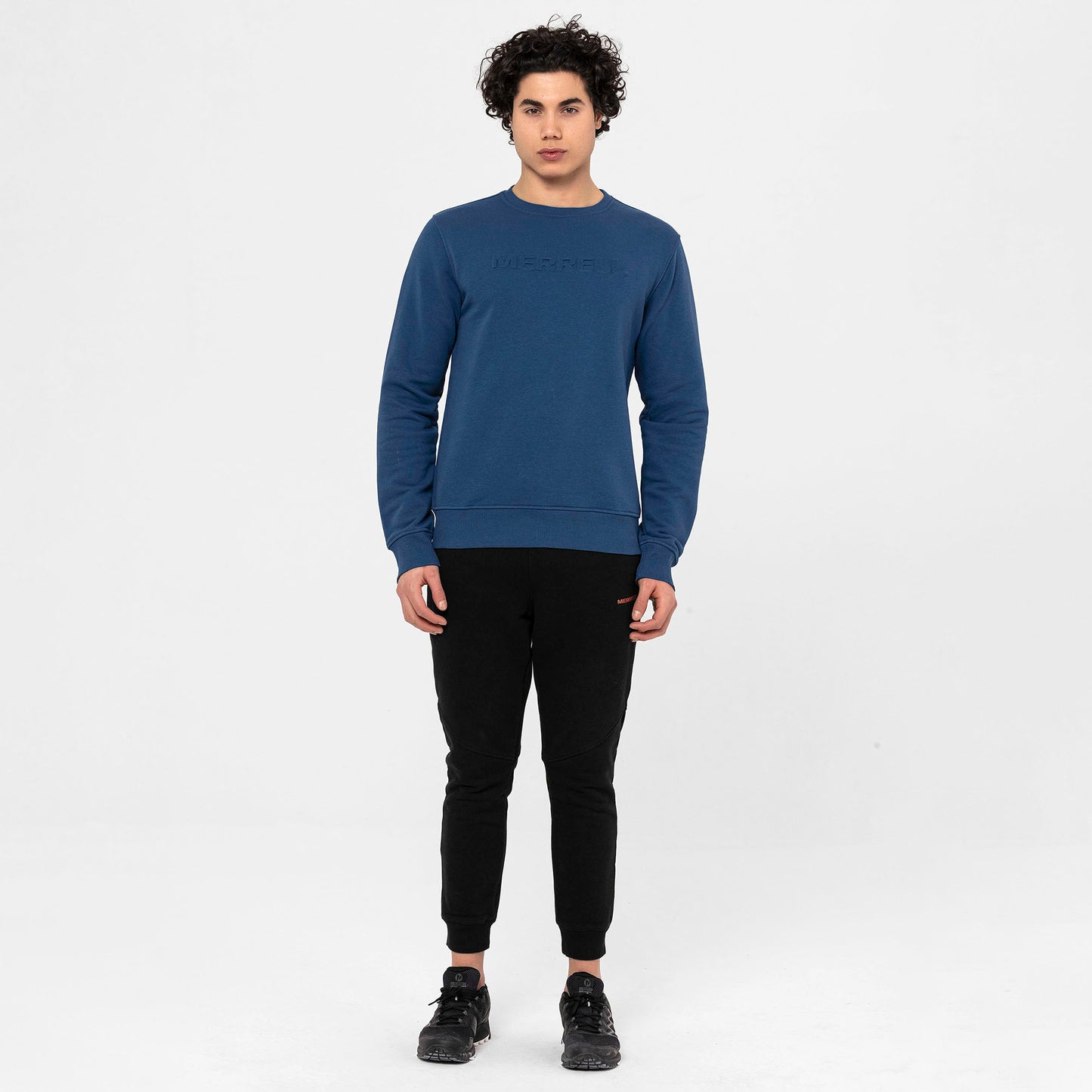 Merrell Erkek Sımple Sweatshırt Erkek Blue Sweatshırt-5