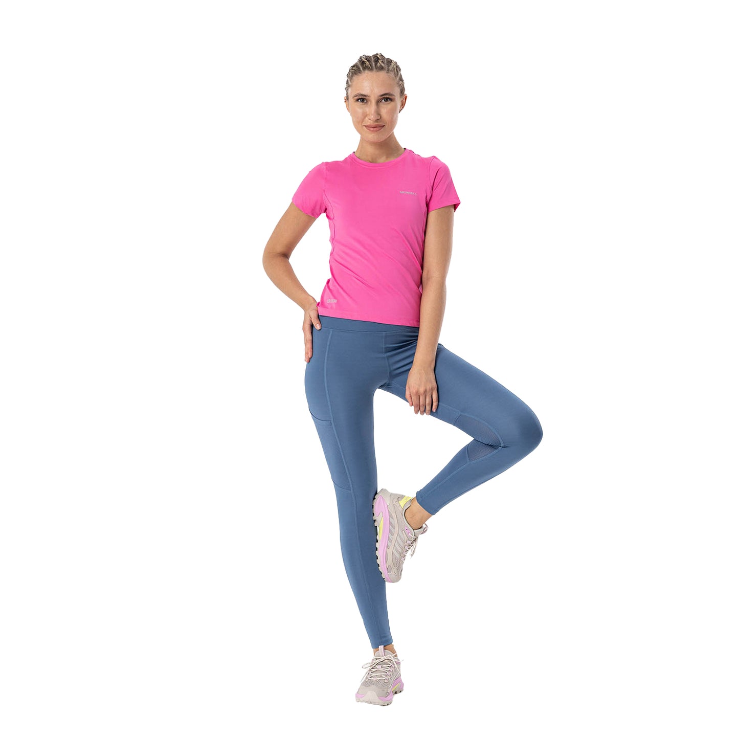 Merrell Kadın Tınt Koşu T-Shırt Kadın Brıght Pınk Koşu T-Shırt-5