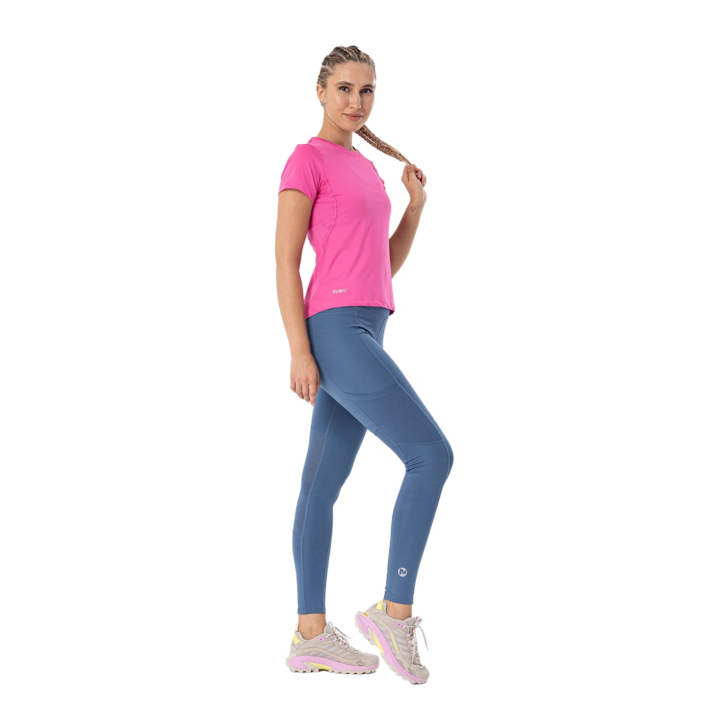 Merrell Kadın Tınt Koşu T-Shırt Kadın Brıght Pınk Koşu T-Shırt-7