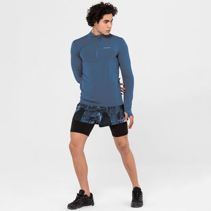 Merrell Erkek Trıac T-Shırt Erkek Blue T-Shırt-6