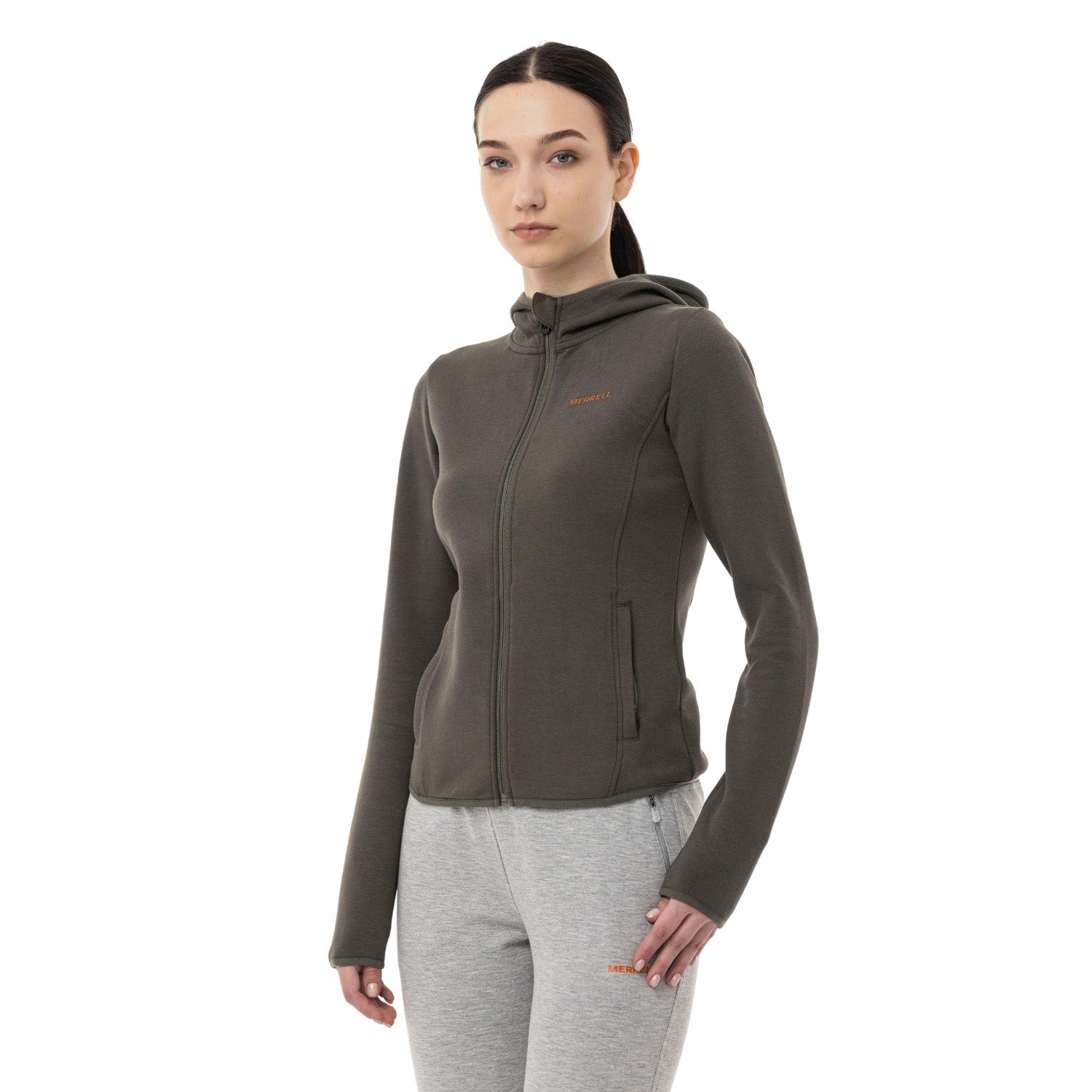 Shıne Kadın Dusty Olıve Sweatshırt-2
