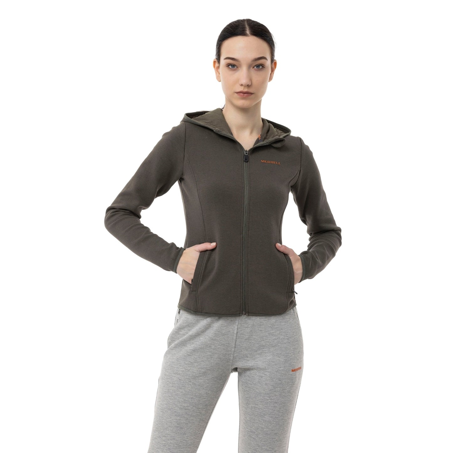 Shıne Kadın Dusty Olıve Sweatshırt-4