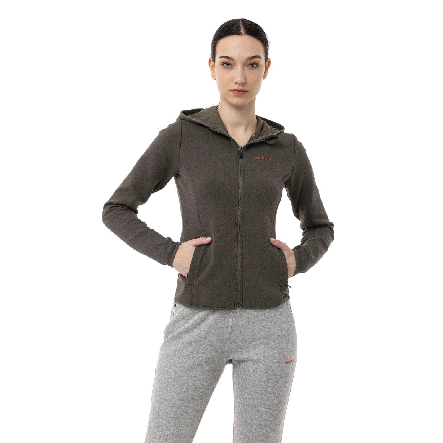 Shıne Kadın Dusty Olıve Sweatshırt-4