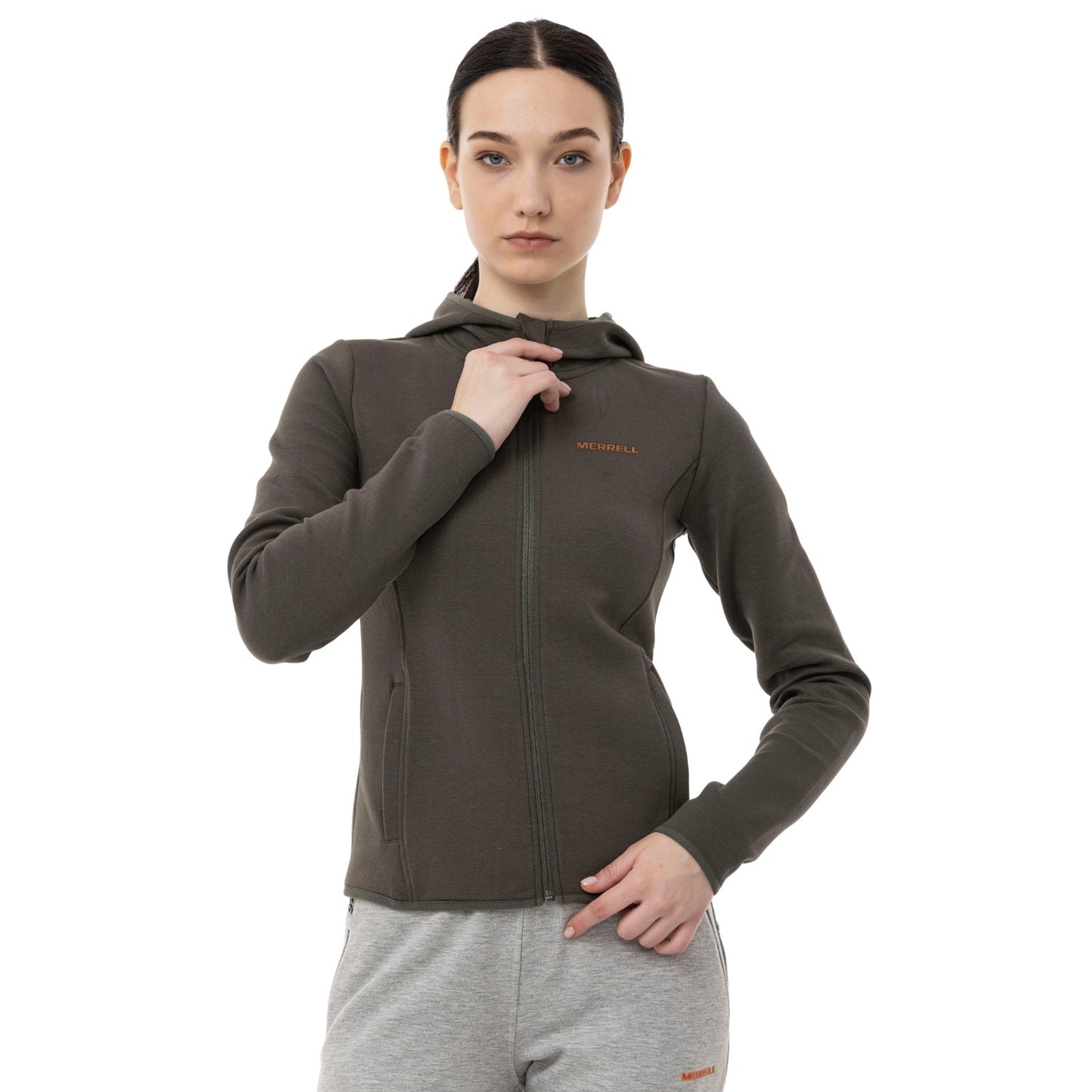 Shıne Kadın Dusty Olıve Sweatshırt-5